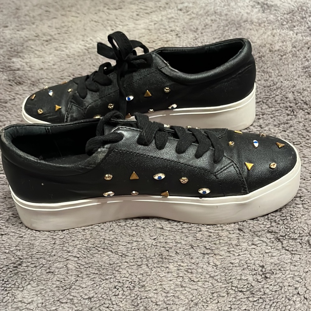 Katy perry jeweled platform sneakers